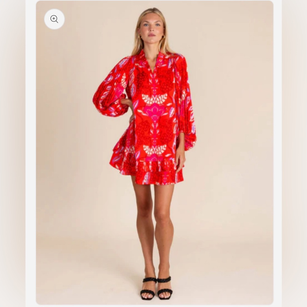 Alden Adair Leopard Love Liza Dress - size XS